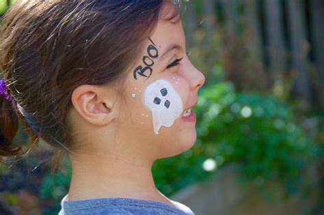 easy face paint designs for halloween